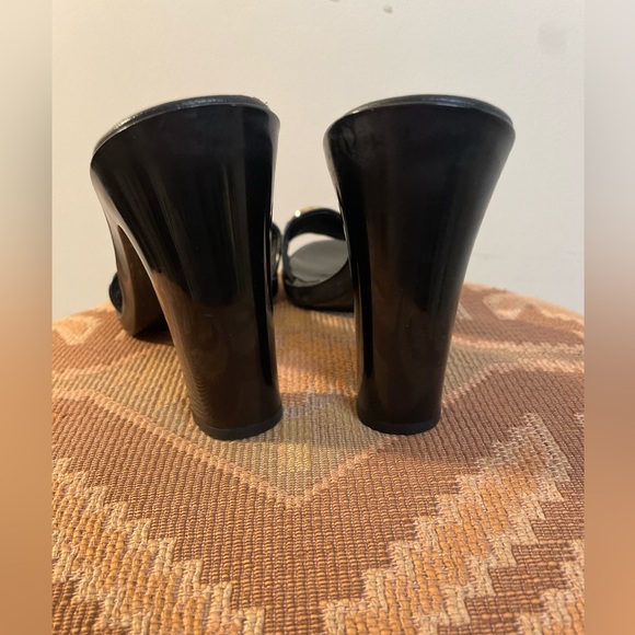 Gucci Authentic|| 1955 Horsebit accent Patent leather Heel Slides, size 7 - Picture 5 of 9